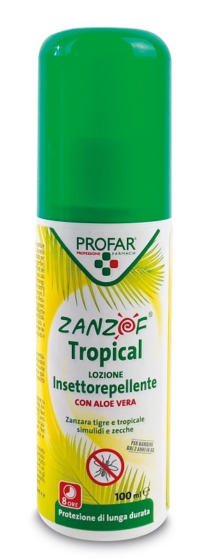 ZANZOF TROPICAL FORTE SPRAY DEET 19,5% 100 ML PROFAR - Fontenova srl