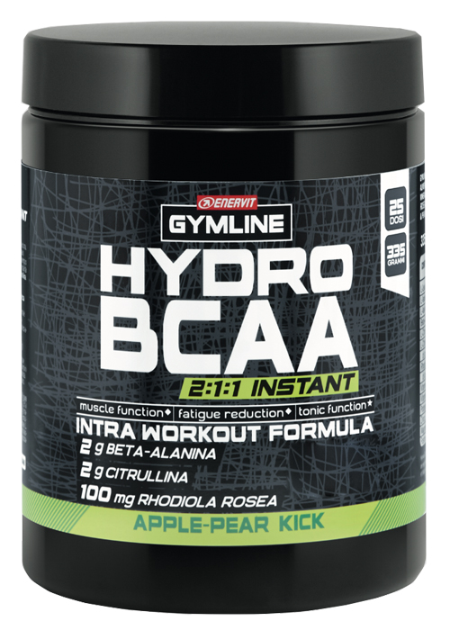 GYMLINE MUSCLE HYDRO BCAA INSTANT APPLE & PEAR POLVERE 335 G - Fontenova srl