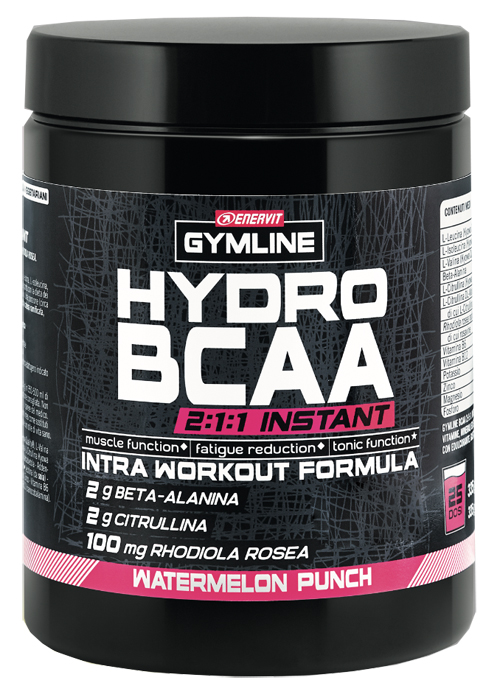 GYMLINE MUSCLE HYDRO BCAA INSTANT WATERMELON POLVERE 335 G - Fontenova srl