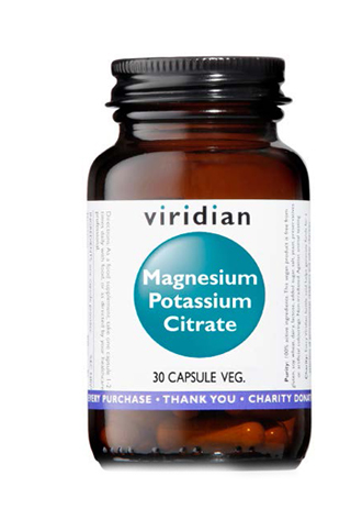 VIRIDIAN MAGNESIUM POTASSIUM CITRATE 30 CAPSULE VIRIDIAN MAGNESIO POTASSIO CITRATO - Fontenova srl