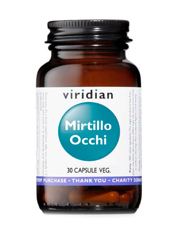 VIRIDIAN MIRTILLO OCCHI 30 CAPSULE - Fontenova srl