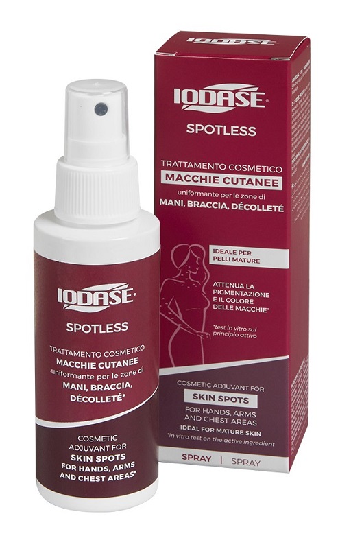 IODASE SPOTLESS TRATTAMENTO AGE SPOTS MANI BRACCIA DECOLLETE SPRAY 100 ML - Fontenova srl