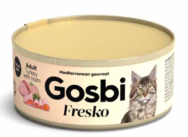 GOSBI FRESKO CAT ADULT TURKEY & HAM 70 G - Fontenova srl