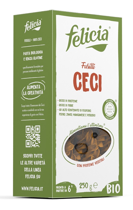 FELICIA BIO FUSILLI CECI 250 G - Fontenova srl