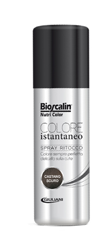 BIOSCALIN NUTRICOLOR SPRAY COLORE ISTANTANEO CASTANO SCURO 75 ML - Fontenova srl