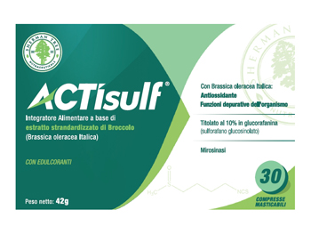 ACTISULF 600MG 30 COMPRESSE MASTICABILI - Fontenova srl