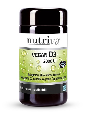 NUTRIVA VEGAN D3 60 COMPRESSE 2000 UI - Fontenova srl