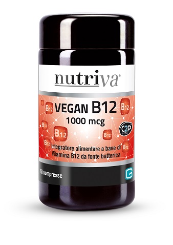 NUTRIVA VEGAN B12 60 COMPRESSE 1000MCG - Fontenova srl