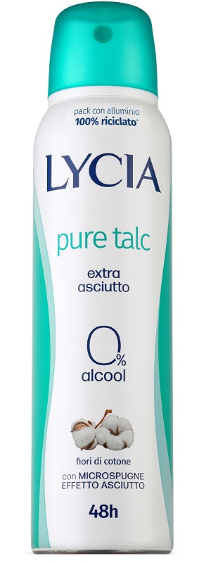 LYCIA SPRAY PURE TALC 150 ML - Fontenova srl