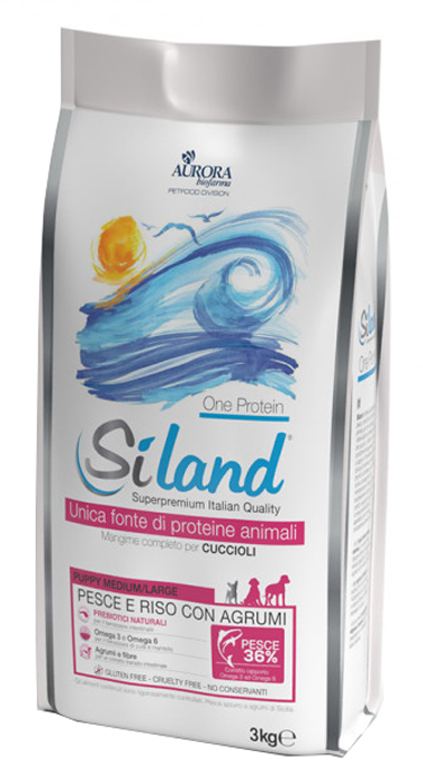 SILAND PUPPY MEDIUM/LARGE PESCE 3 KG - Fontenova srl