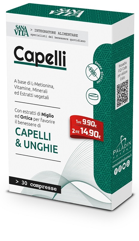 SANAVITA CAPELLI 30 COMPRESSE - Fontenova srl