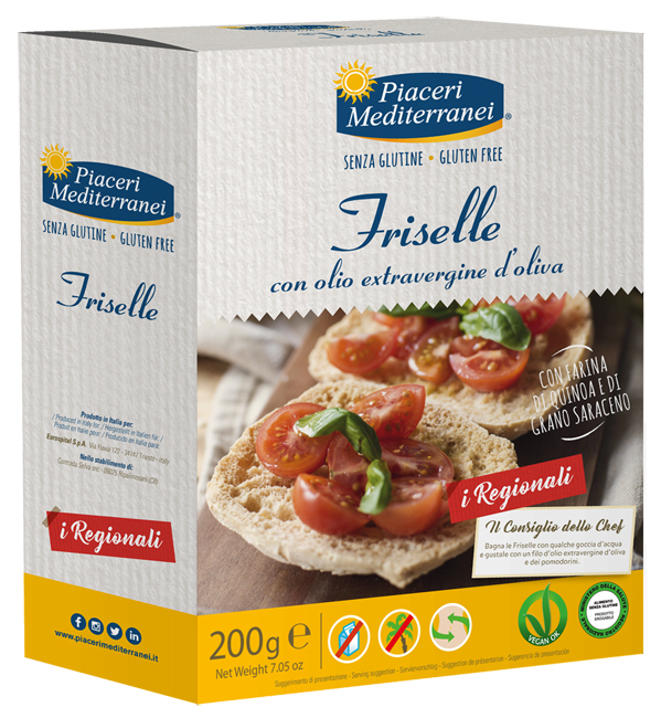 PIACERI MEDITERRANEI FRISELLE 200 G - Fontenova srl