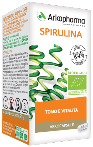 ARKO CAPSULE SPIRULINA BIO 45 CAPSULE - Fontenova srl
