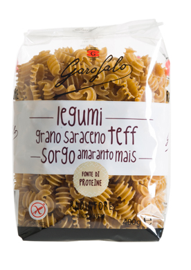 GAROFALO RADIATORI PASTA SENZA GLUTINE LEGUMI E CEREALI 400 G - Fontenova srl