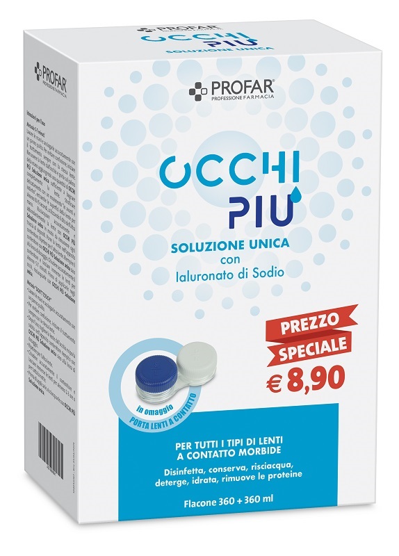 PROFAR OCCHIPIU' SOLUZIONE UNICA 2 FLACONI DA 360 ML CE - Fontenova srl