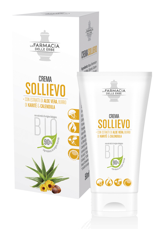 FARMACIA DELLE ERBE CREMA SOLLIEVO ALOE BIO 50 ML - Fontenova srl