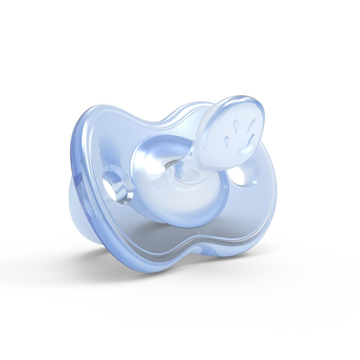 NUVITA ORTOHOSOFT SUCCHIETTO CON TETTARELLA ORTODONTICA BLU - Fontenova srl