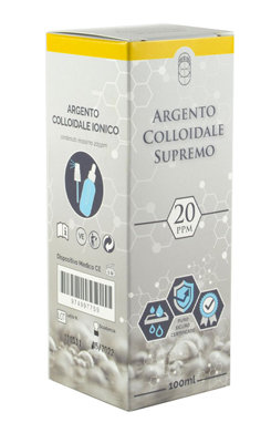 ARGENTO COLLOIDALE SUPREMO 20PPM 100 ML SPRAY + CONTAGOCCE - Fontenova srl