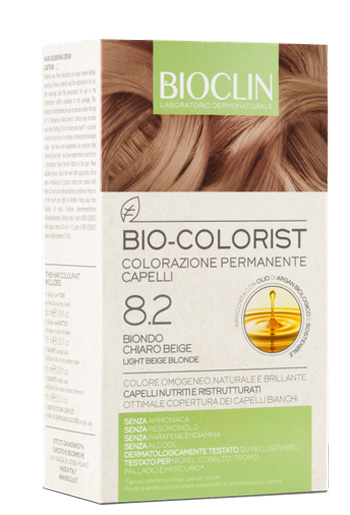 BIOCLIN BIO COLORIST 8,2 BIONDO CHIARO BEIGE - Fontenova srl