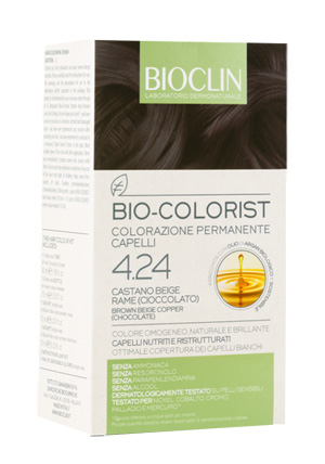 BIOCLIN BIO COLORIST 4,24 CASTANO BEIGE RAME CIOCCOLATO - Fontenova srl
