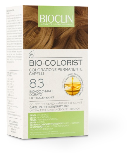 BIOCLIN BIO COLORIST 8,3 BIONDO CHIARO DORATO - Fontenova srl