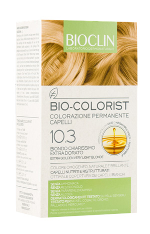 BIOCLIN BIO COLORIST 10,3 BIONDO CHIARISSIMO EXTRA DORATO - Fontenova srl