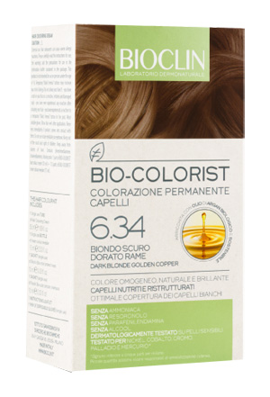BIOCLIN BIO COLORIST 6,34 BIONDO SCURO DORATO RAME - Fontenova srl