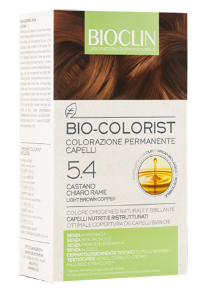 BIOCLIN BIO COLORIST 5,4 CASTANO CHIARO RAME - Fontenova srl