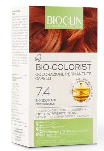 BIOCLIN BIO COLORIST 7,4 BIONDO RAME - Fontenova srl