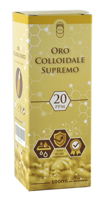 ORO COLLOIDALE SUPREMO 20PPM 100 ML - Fontenova srl