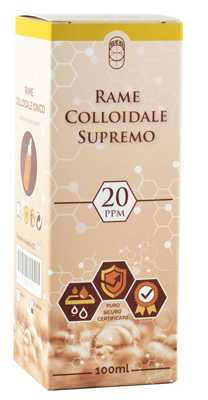 RAME COLLOIDALE SUPREMO 20PPM 100 ML - Fontenova srl