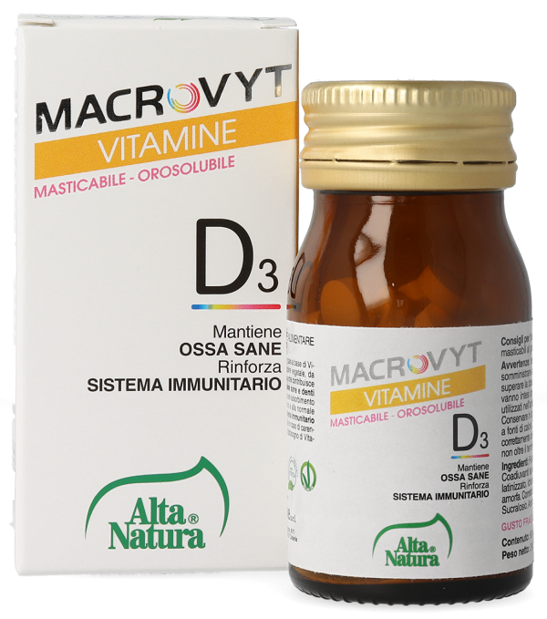 MACROVYT VITAMINA D3 VEG 60 COMPRESSE OROSOLUBILI - Fontenova srl