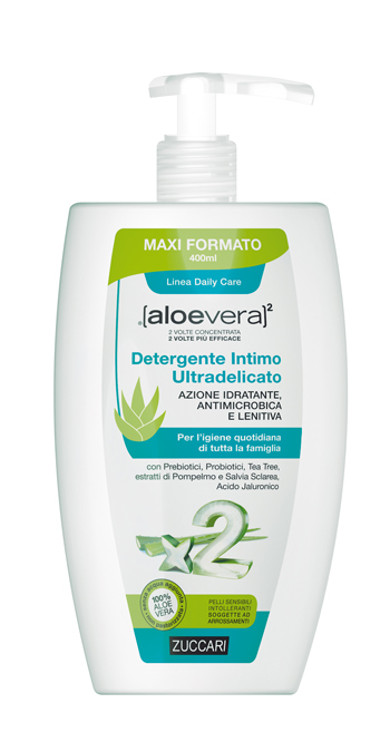 ALOEVERA2 DETERGENTE INTIMO ULTRADELICATO 400 ML - Fontenova srl