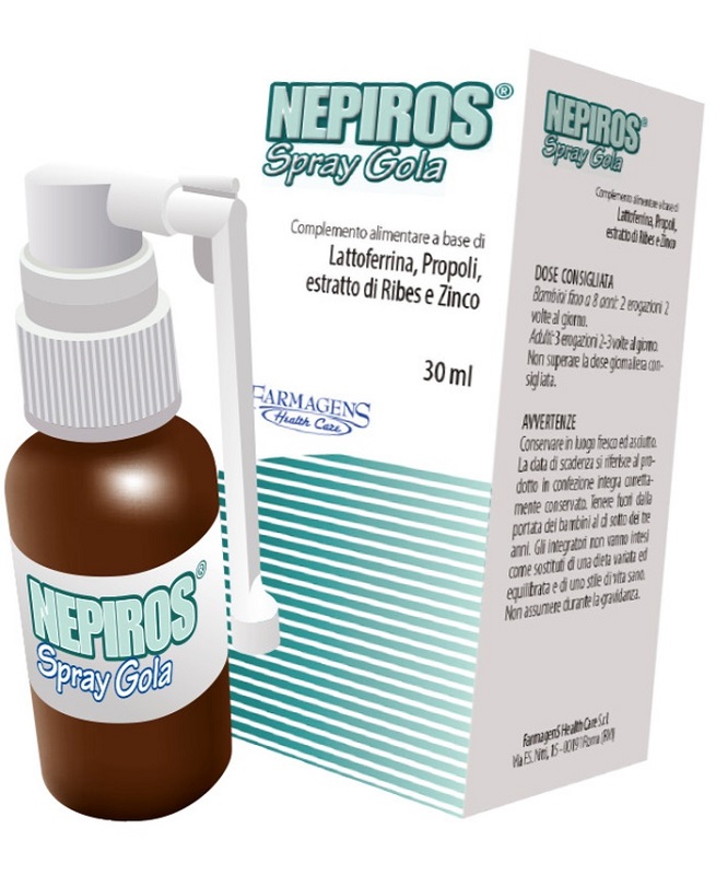 NEPIROS SPRAY GOLA 30 ML NUOVA FORMULA - Fontenova srl