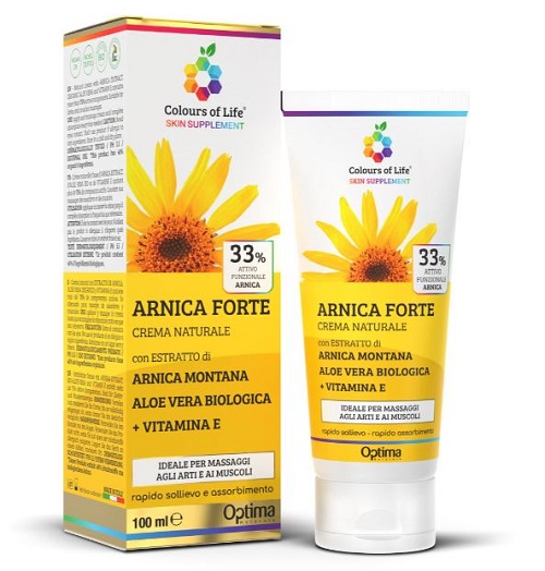 COLOURS OF LIFE SKIN SUPPLEMENT ARNICA FORTE 33% CREMA 100 ML - Fontenova srl
