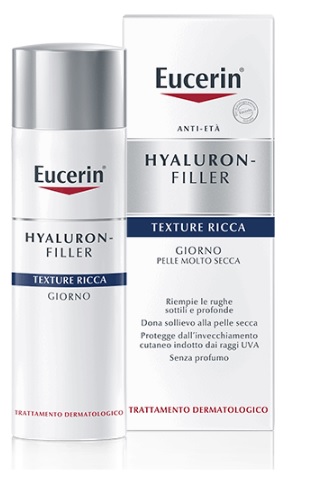 EUCERIN HYALURON-FILLER TEXTURE RICCA GIORNO 50 ML - Fontenova srl