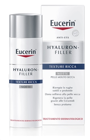 EUCERIN HYALURON+FILLER TEXTURE RICCA NOTTE 50 ML - Fontenova srl