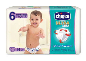 CHICCO PANNOLINO ULTRA XL 14 PEZZI - Fontenova srl