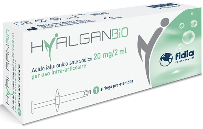 SIRINGA HYALGANBIO INTRA-ARTICOLARE 20MG 2 ML - Fontenova srl
