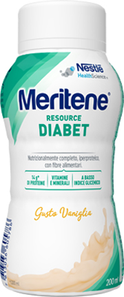 MERITENE RESOURCE DIABET VANIGLIA ALIMENTO IPERPROTEICO 28 VITAMINE E MINERALI 200 ML - Fontenova srl
