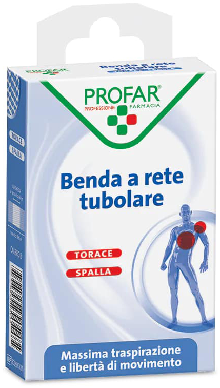 BENDA A RETE ELASTICA TORACE SPALLA 3 M TESI CALIBRO 8 PROFAR - Fontenova srl