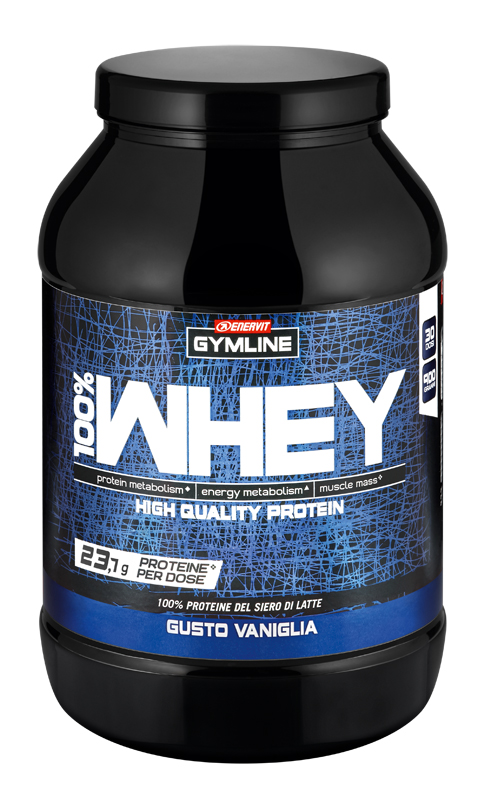 GYMLINE 100% WHEY CONCENTRATE VANIGLIA 900 G - Fontenova srl