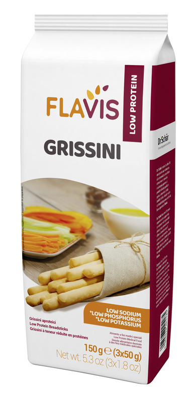 FLAVIS GRISSINI APROTEICI 3 PORZIONI DA 50 G - Fontenova srl