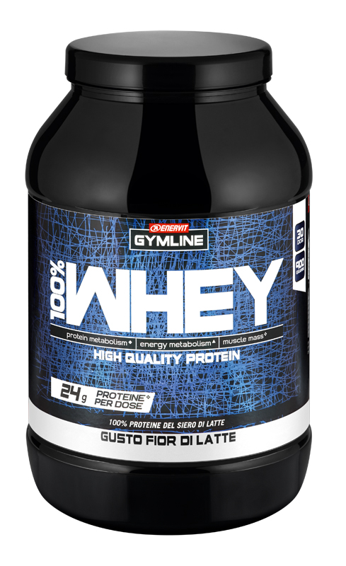 GYMLINE 100% WHEY CONCENTRATE LATTE 900 G - Fontenova srl