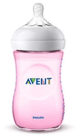 AVENT BIBERON NATURAL PP 260ML ROSA SINGLE PACK - Fontenova srl