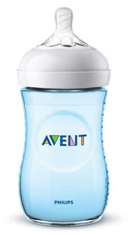 AVENT BIBERON NATURAL PP 260ML AZZURRO SINGLE PACK - Fontenova srl