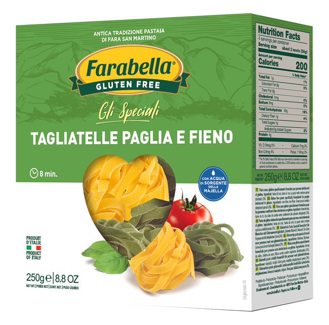 FARABELLA TAGLIATELLE PAGLIA FIENO 250 G - Fontenova srl
