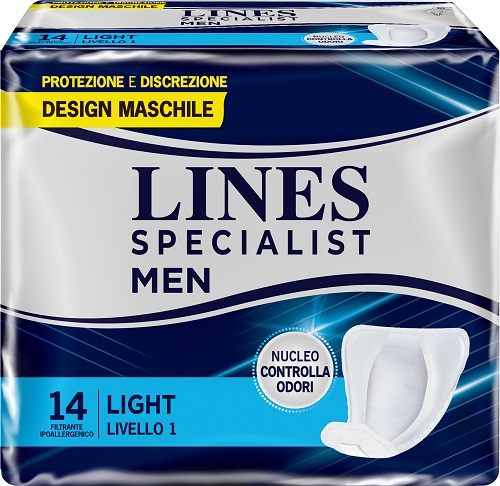 PANNOLONI LINES SPECIALIST MEN LIVELLO 1 14 PEZZI - Fontenova srl