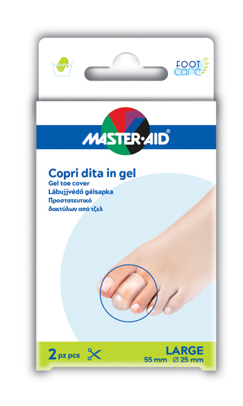 COPRI DITA MASTER-AID FOOTCARE IN GEL LARGE 2 PEZZI C2 - Fontenova srl