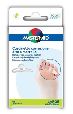 CORRETTORE DITA A MARTELLO MASTER-AID FOOTCARE LARGE 2 PEZZI C13 - Fontenova srl